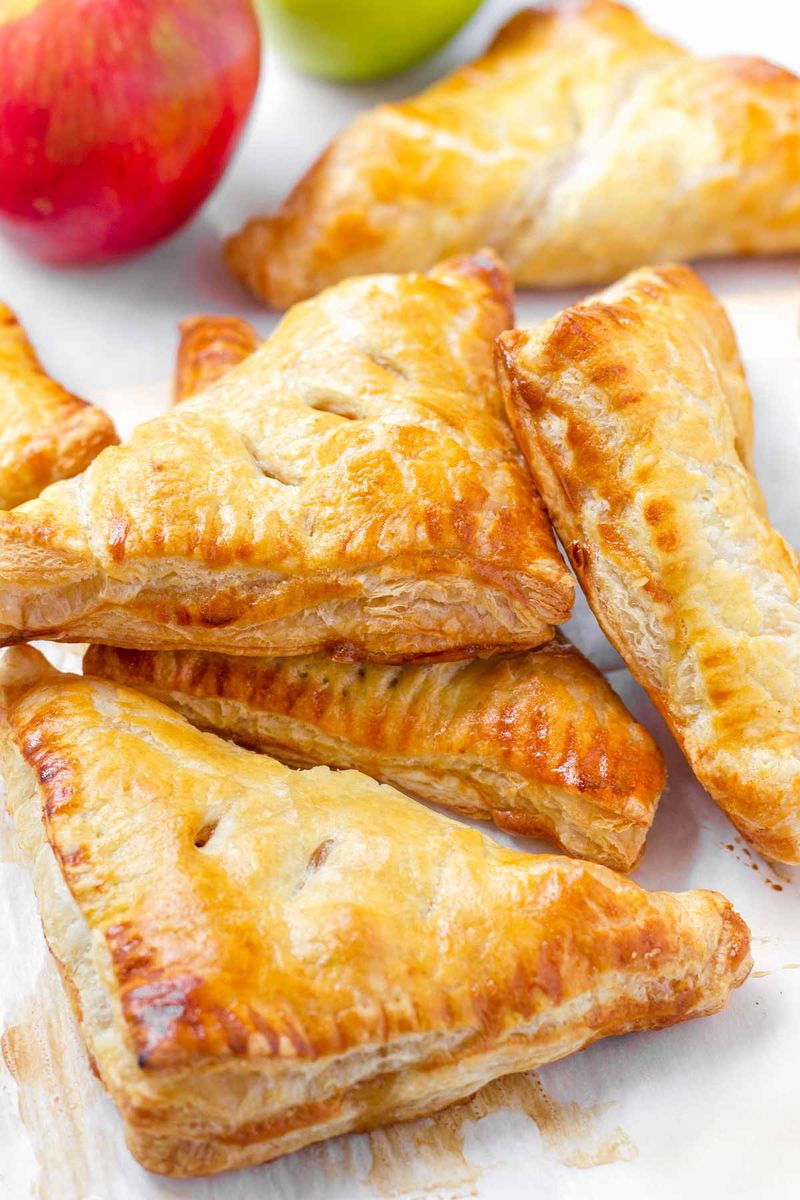 Flaky Pie Crust Apple Turnovers