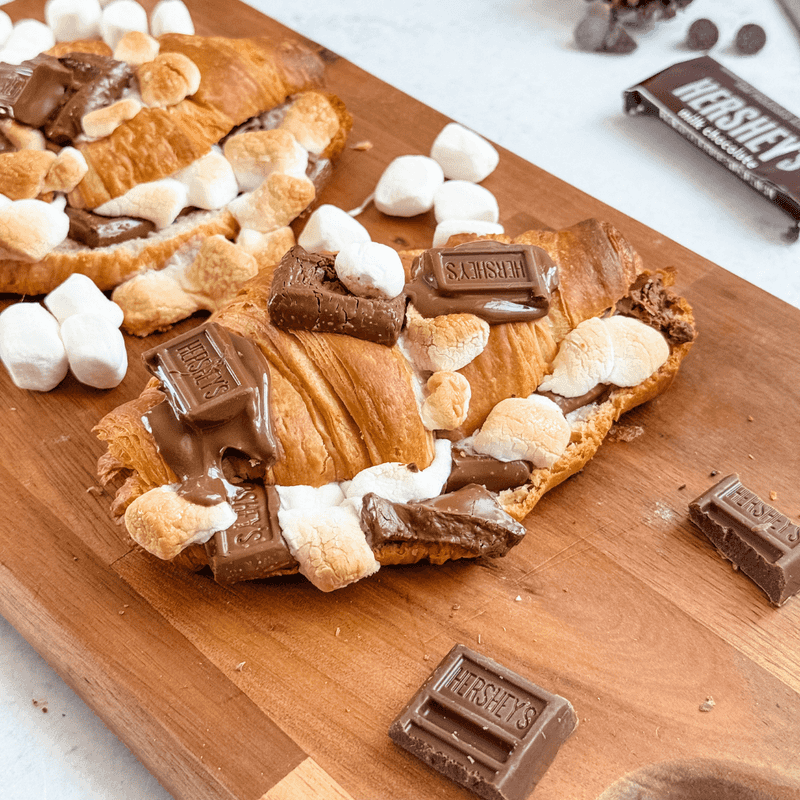 S'mores Croissant Dessert Boats
