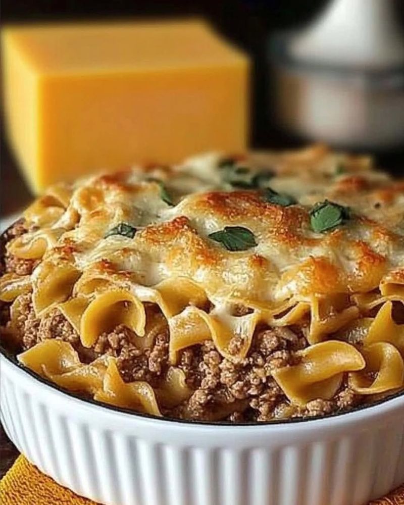 Hearty Beef and Noodle Casserole