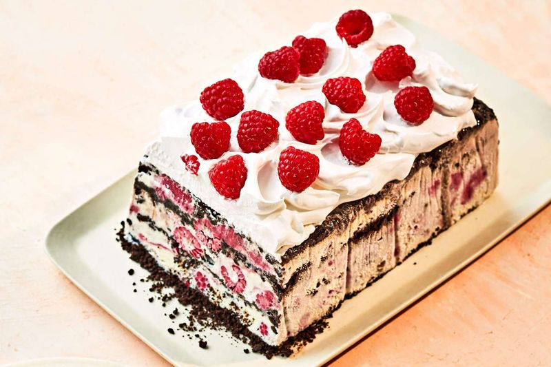Chocolate-Raspberry Icebox Cake