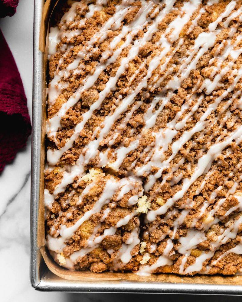 Coffee Cake Sheet Cake with Streusel Topping