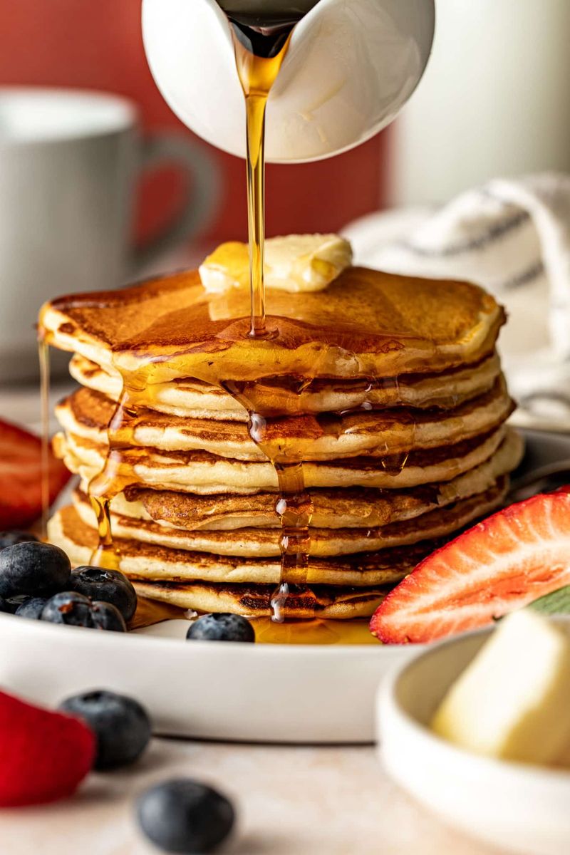Homemade Buttermilk Pancakes