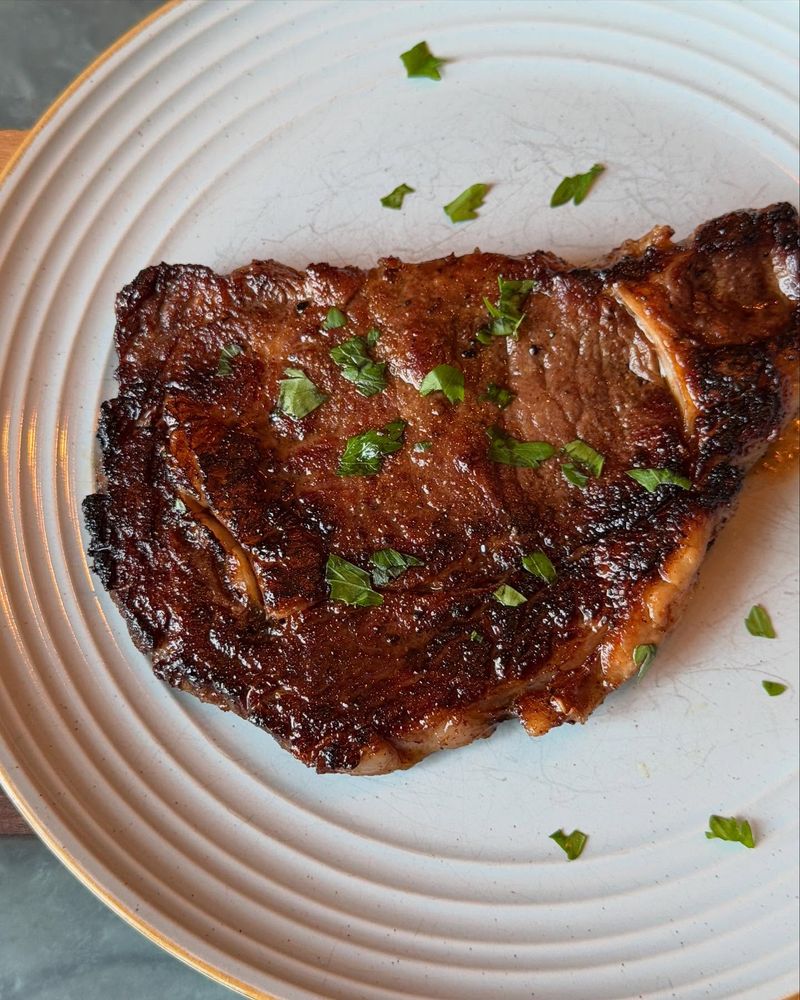 Coffee-Rubbed Ribeye Steaks