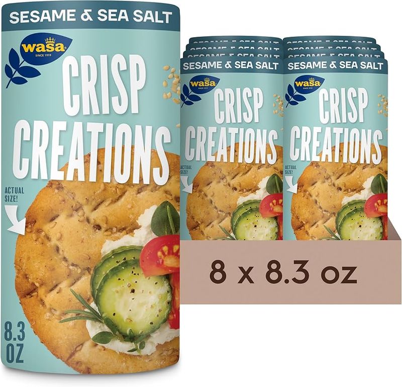 Wasa Crisp Creations Sesame & Sea Salt 