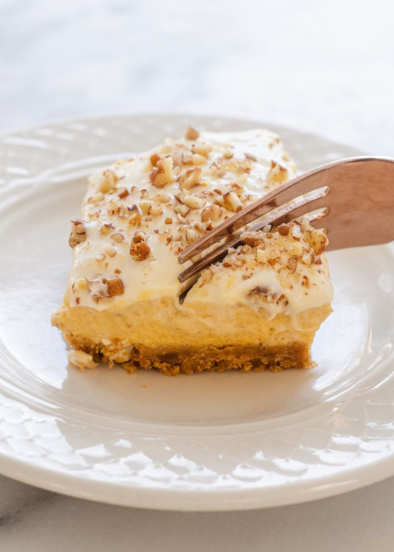 Pumpkin Cheesecake Bars