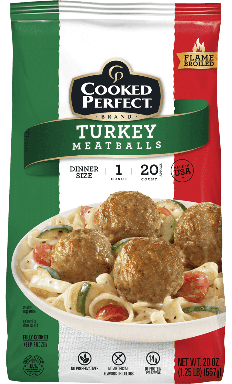 Cooked Perfect Turkey Meatballs