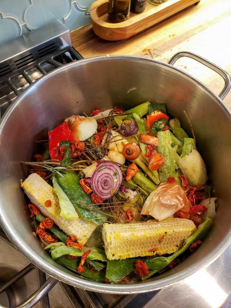 Saving Vegetable Scraps for Homemade Broth