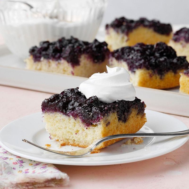 Blueberry Upside Down Cake