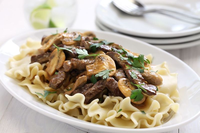 Beef Stroganoff