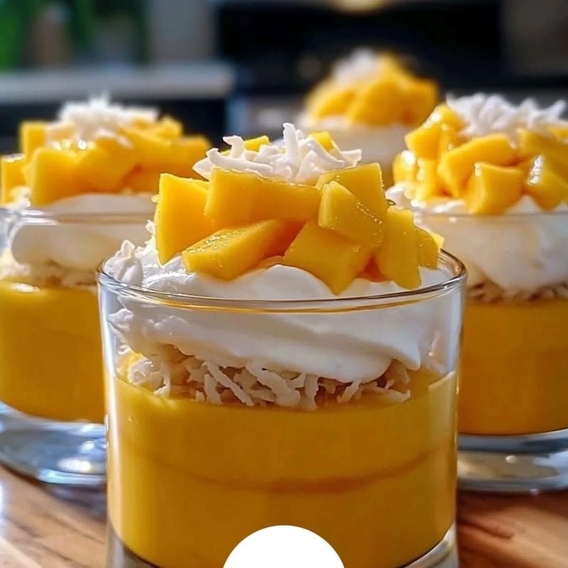 Mango Coconut Cups