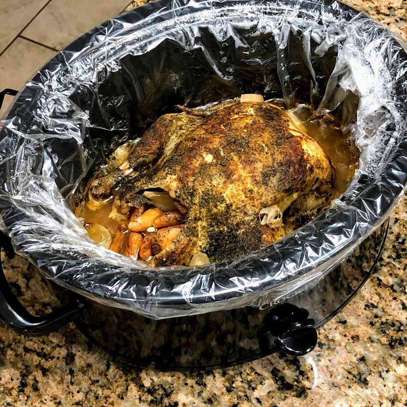 Slow Cooker Whole Beer Chicken