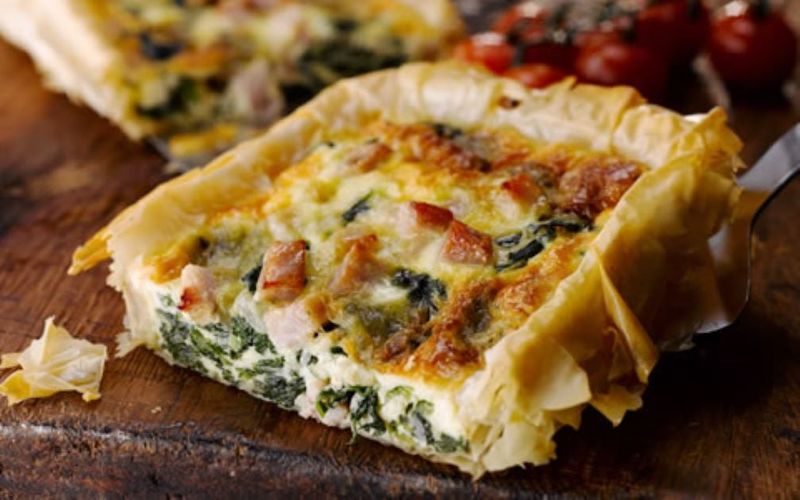 Bacon, Cheese and Spinach Tartlets