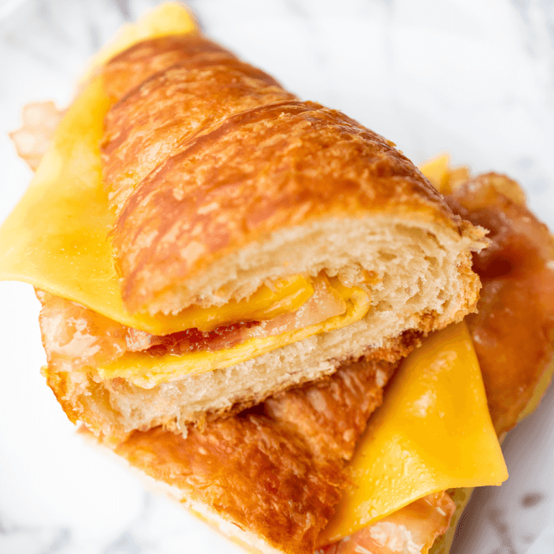 Dunkin’ Bacon, Egg & Cheese On A Croissant