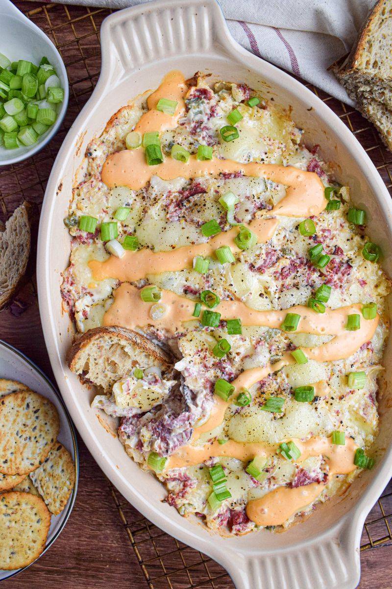 Hot Baked Reuben Dip