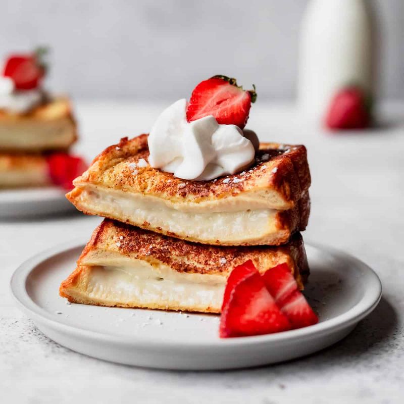 Cream Cheese Stuffed French Toast