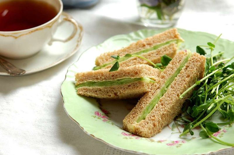 Cucumber and Butter Sandwich