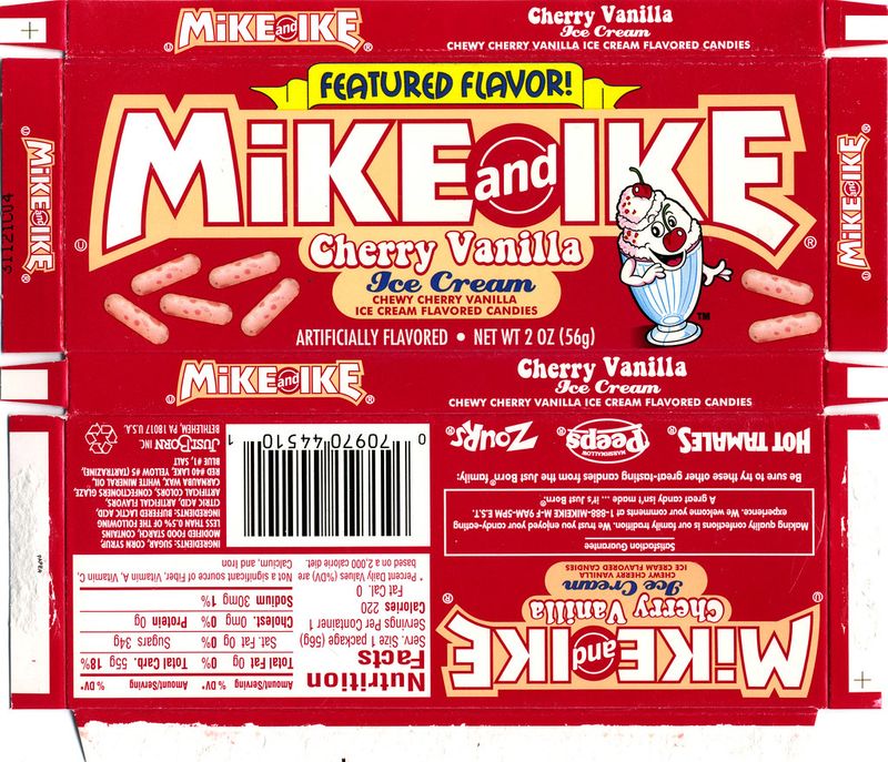 Mike and Ike Cherry Vanilla