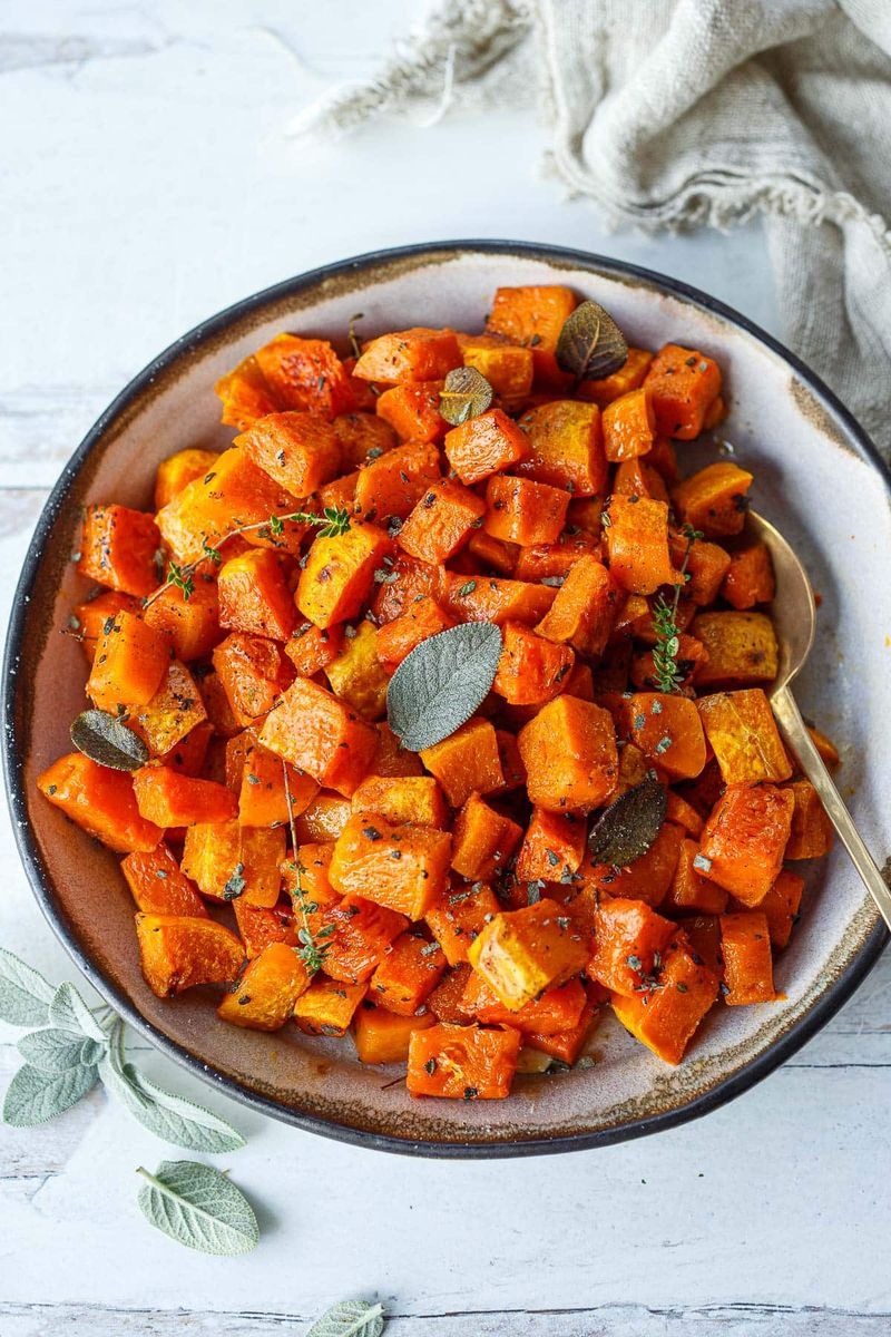 Maple Chili Glazed Butternut Squash