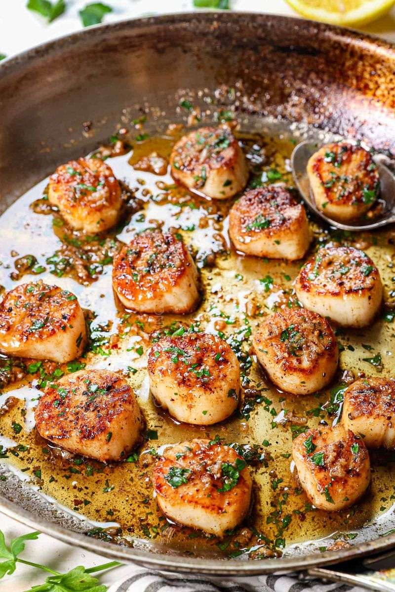 Pan Seared Scallops