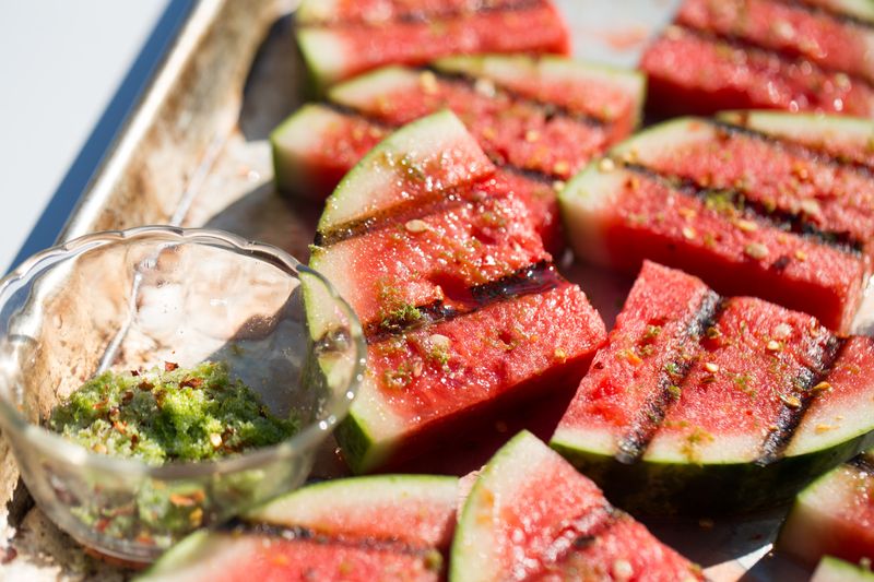 Refreshing Watermelon Slices Disappear Rapidly