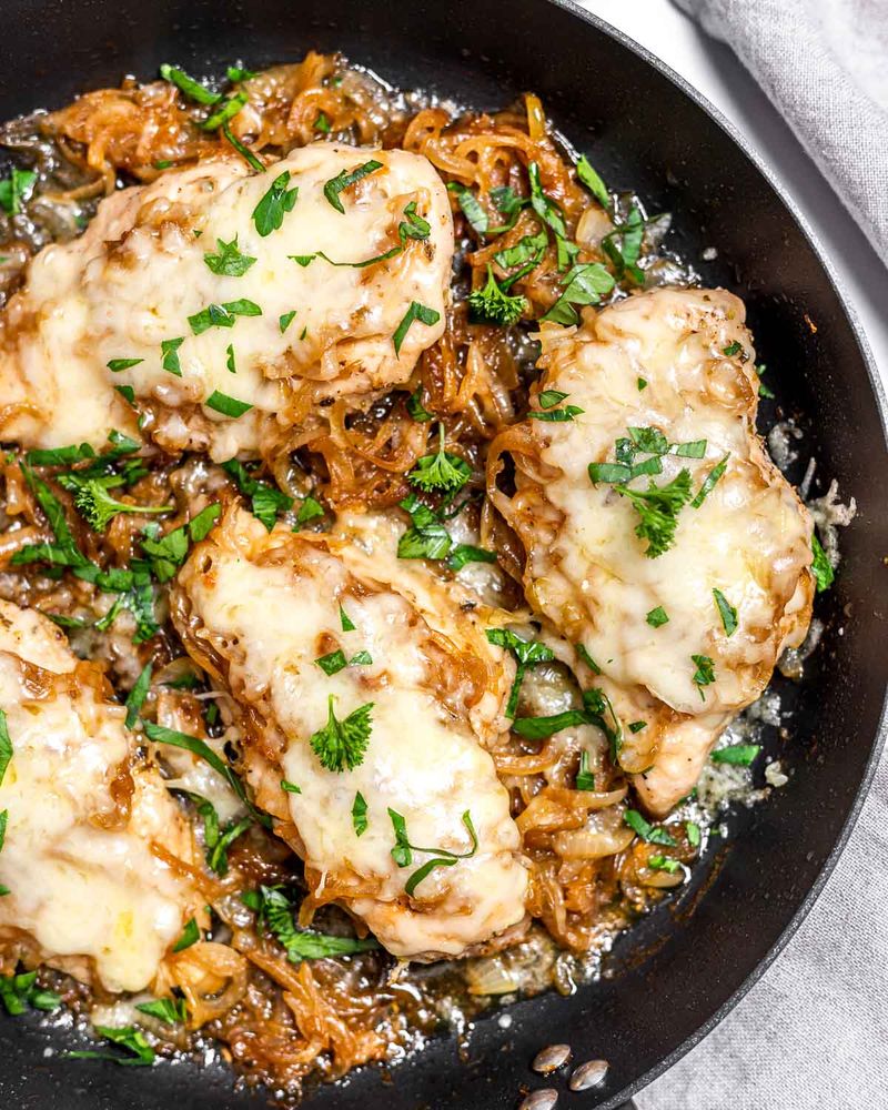 French Onion Chicken Skillet