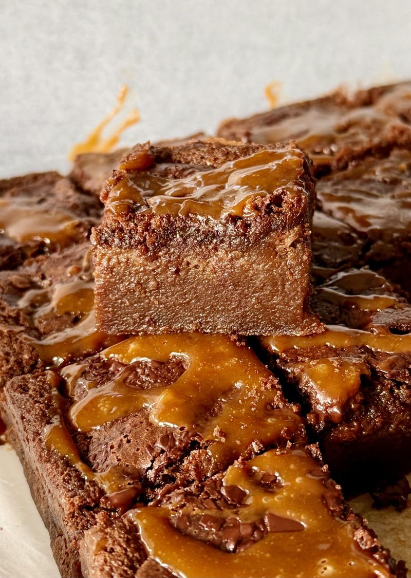 Miso Caramel Brownies