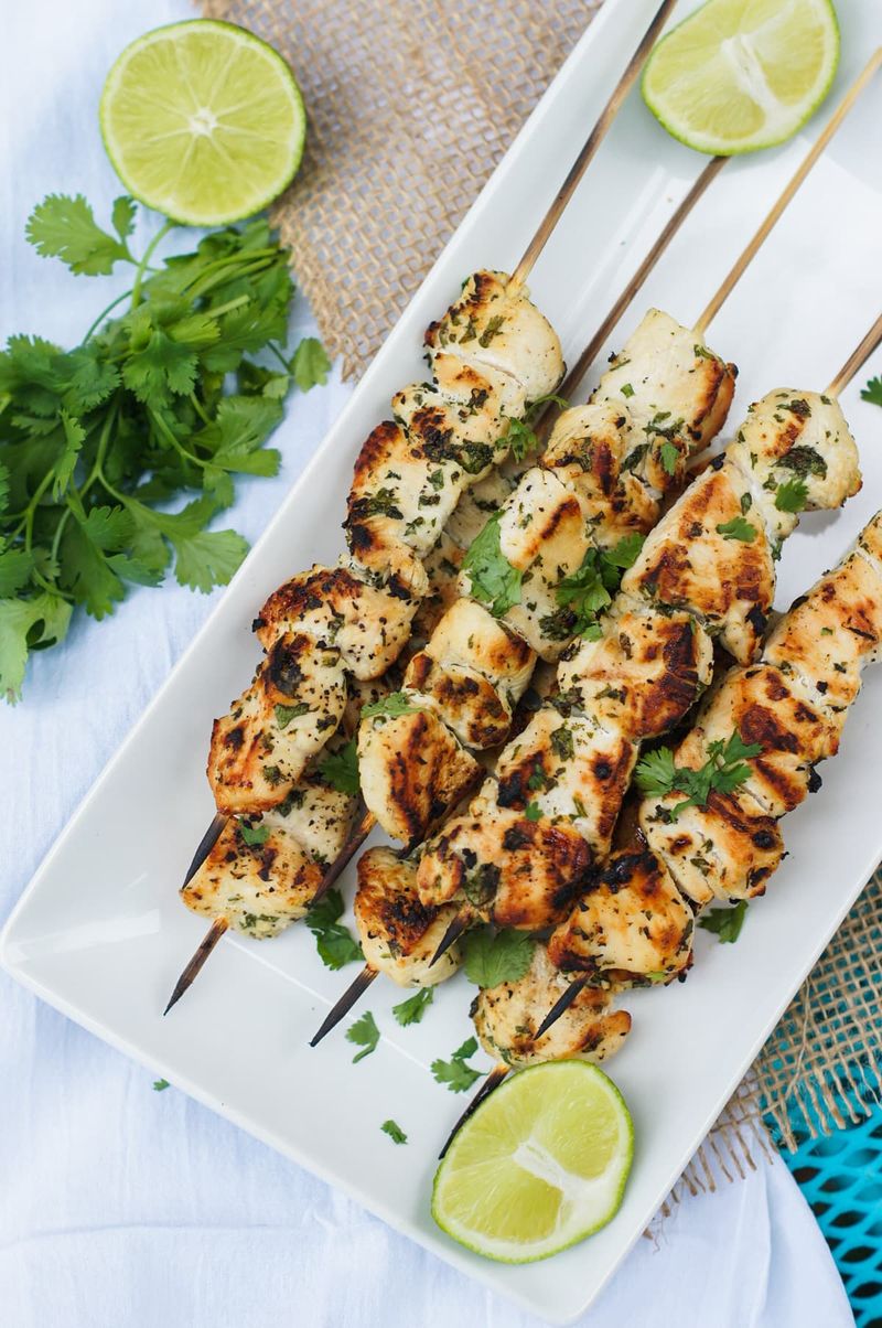 Fresh from ALDI Seasoned Chicken Skewers
