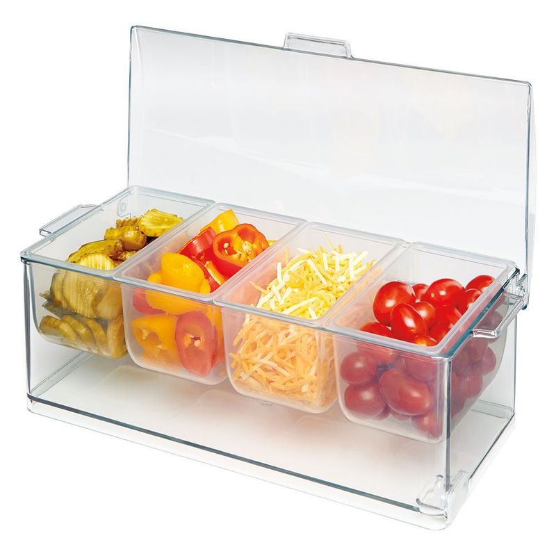 Crofton Food Storage Garnish Bar with Lid