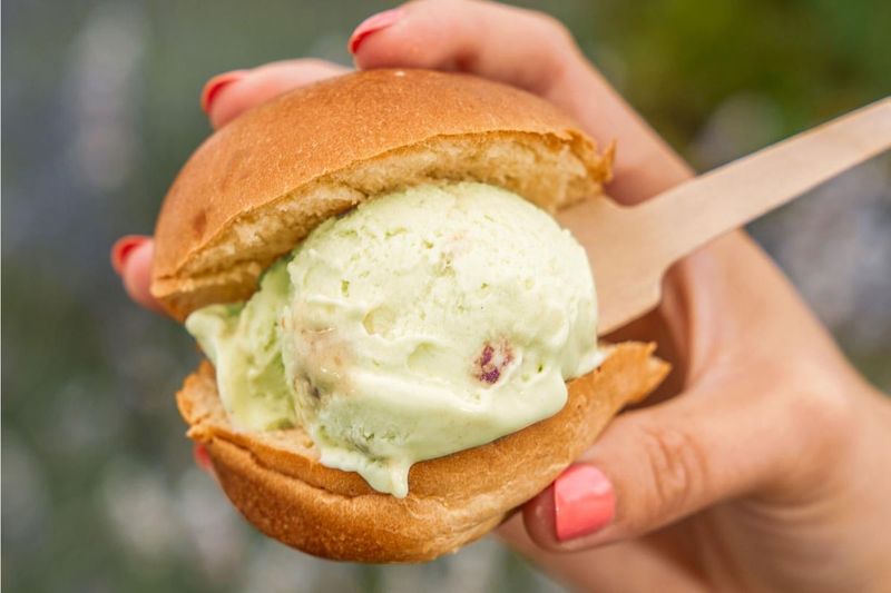 Avocado Toast Ice Cream Sandwich