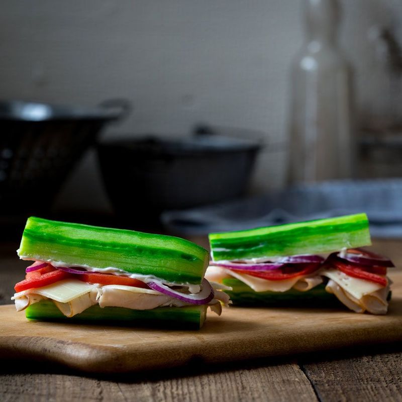 Cucumber Turkey Sub Sandwich