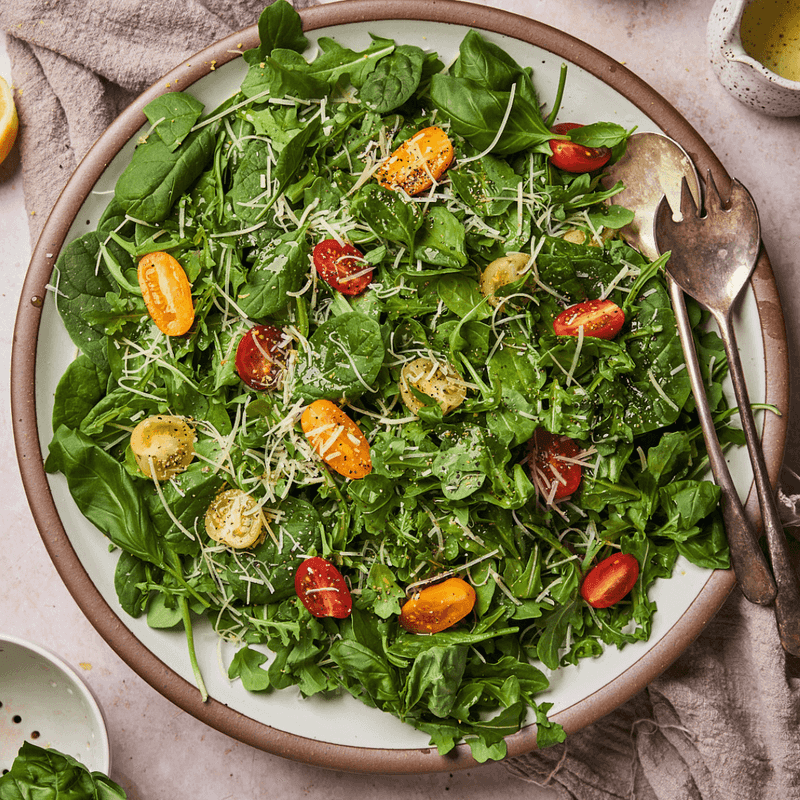Spinach and Arugula Salad