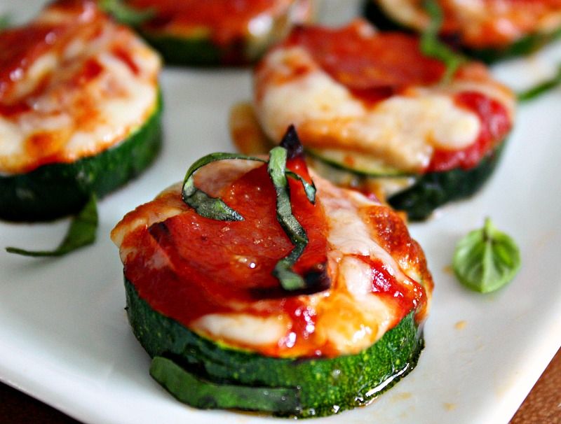 Mini Zucchini Pizza Rounds