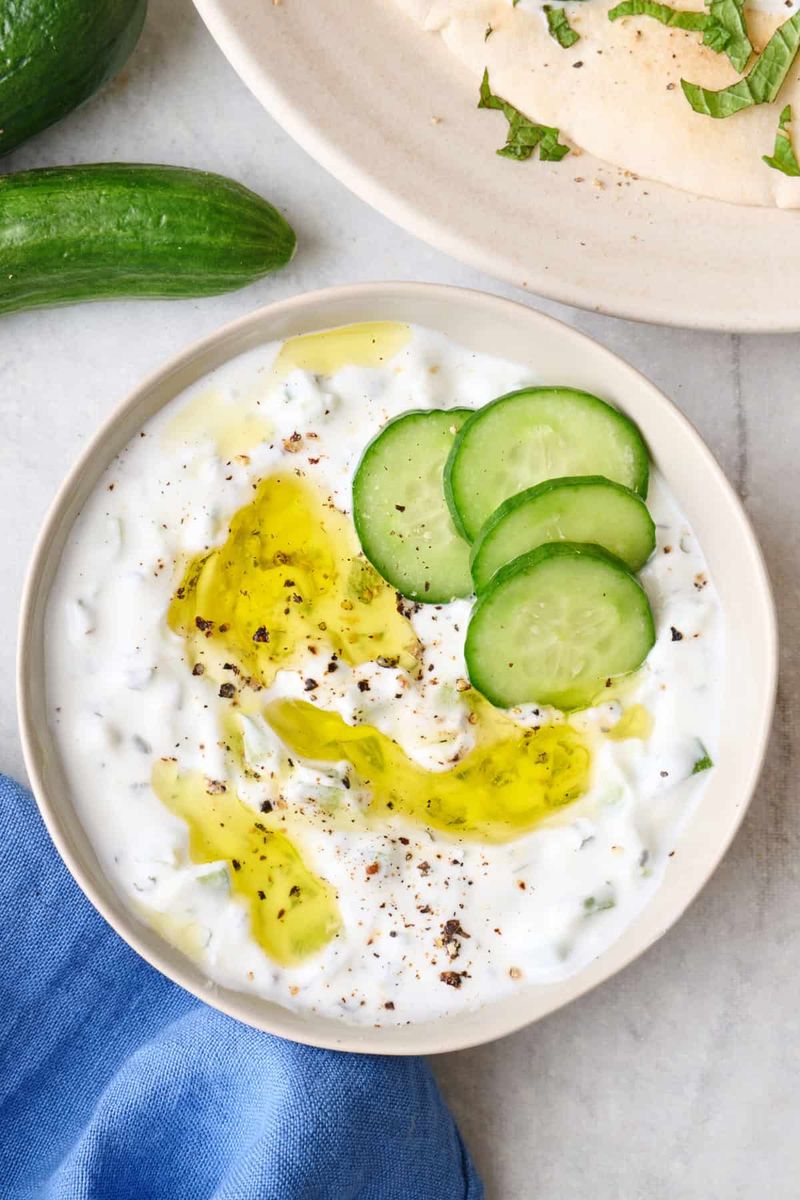 Cucumber Yogurt Bowl
