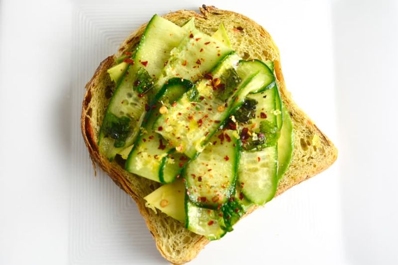 Loaded Cucumber & Avocado Sandwich