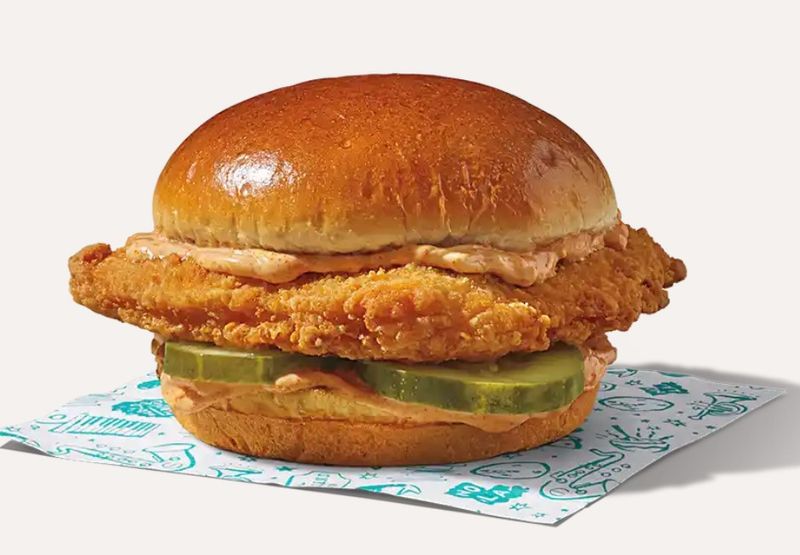 Popeye's Classic Flounder Fish Sandwich
