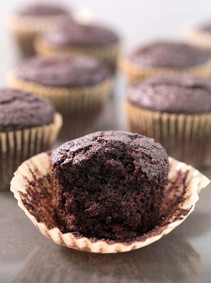 Dark Chocolate Quinoa Cupcakes