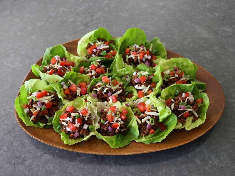 Lettuce Wrap Taco Bites