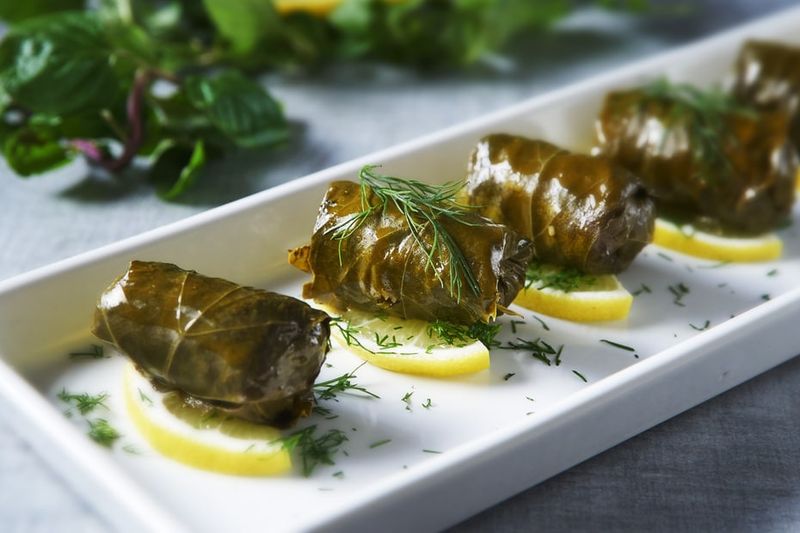 Dolmades (Stuffed Grape Leaves)