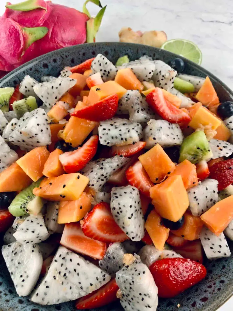 Exotic Fruit Salads Remain Uneaten