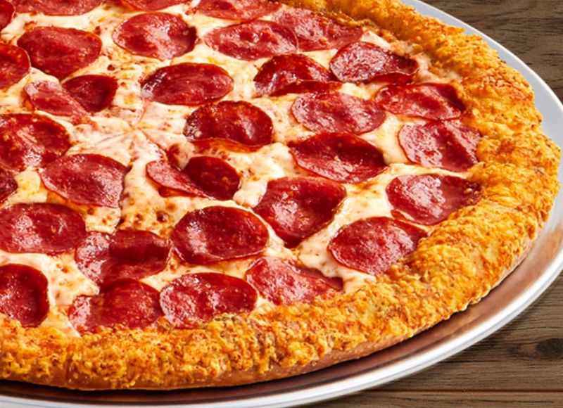 Papa Johns Cheddar Crust Pizza