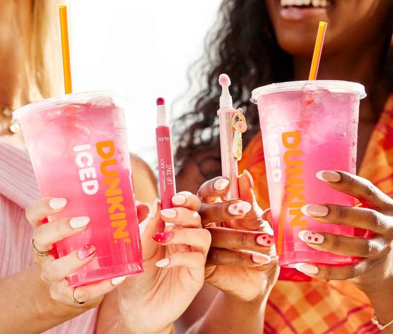 Dunkin's Pink Spritz Refresher