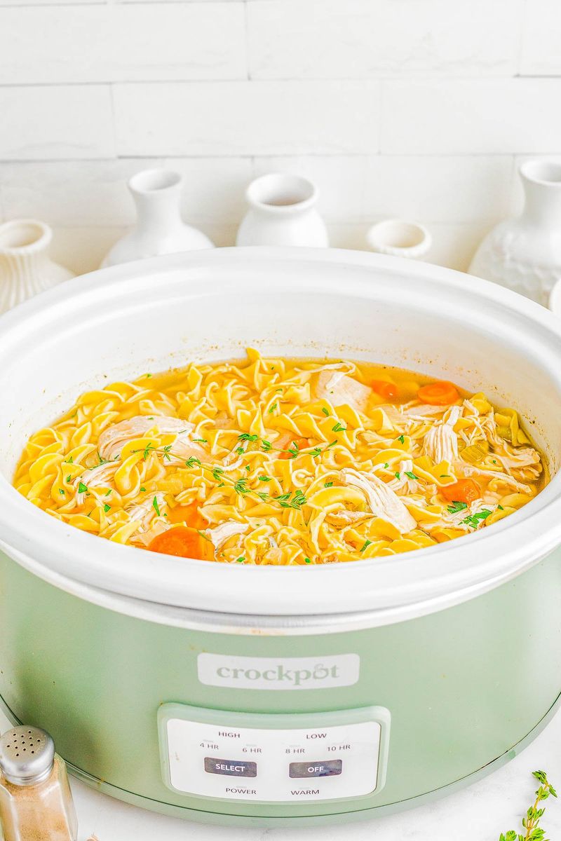 Slow Cooker Chicken Noodle Soup