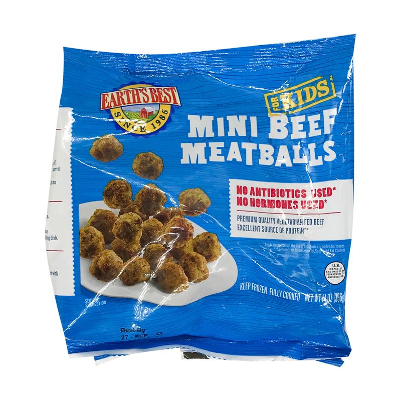 Earth's Best Mini Beef Meatballs
