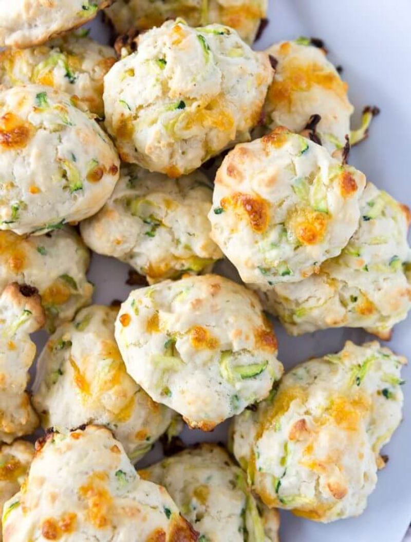 Zucchini & Cheese Drop Biscuits