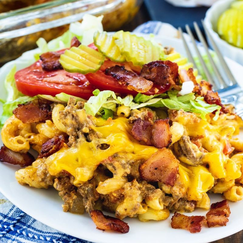 Bacon Cheeseburger Casserole