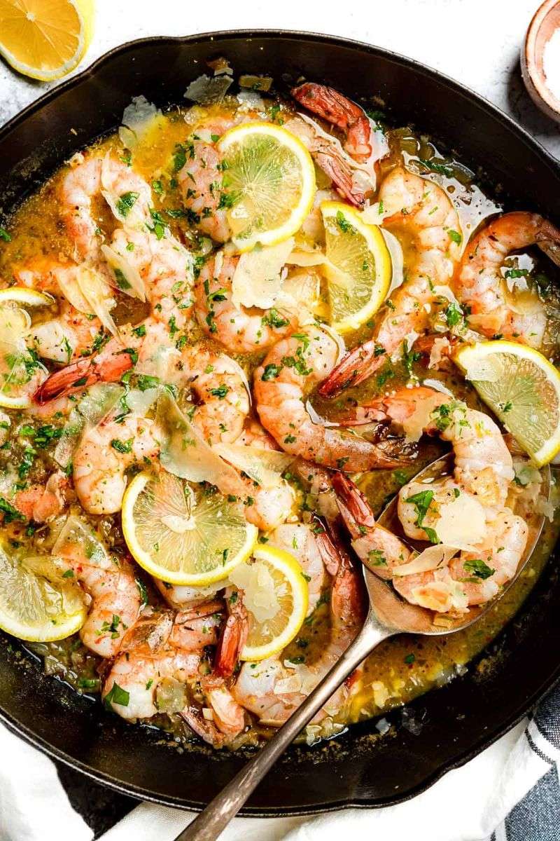 Shrimp Scampi with Cauliflower Rice