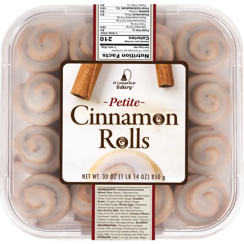 El Camino Real Bakery Petite Cinnamon Rolls
