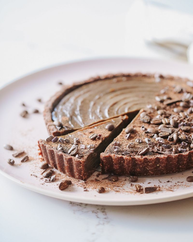 Espresso Chocolate Ganache Tart
