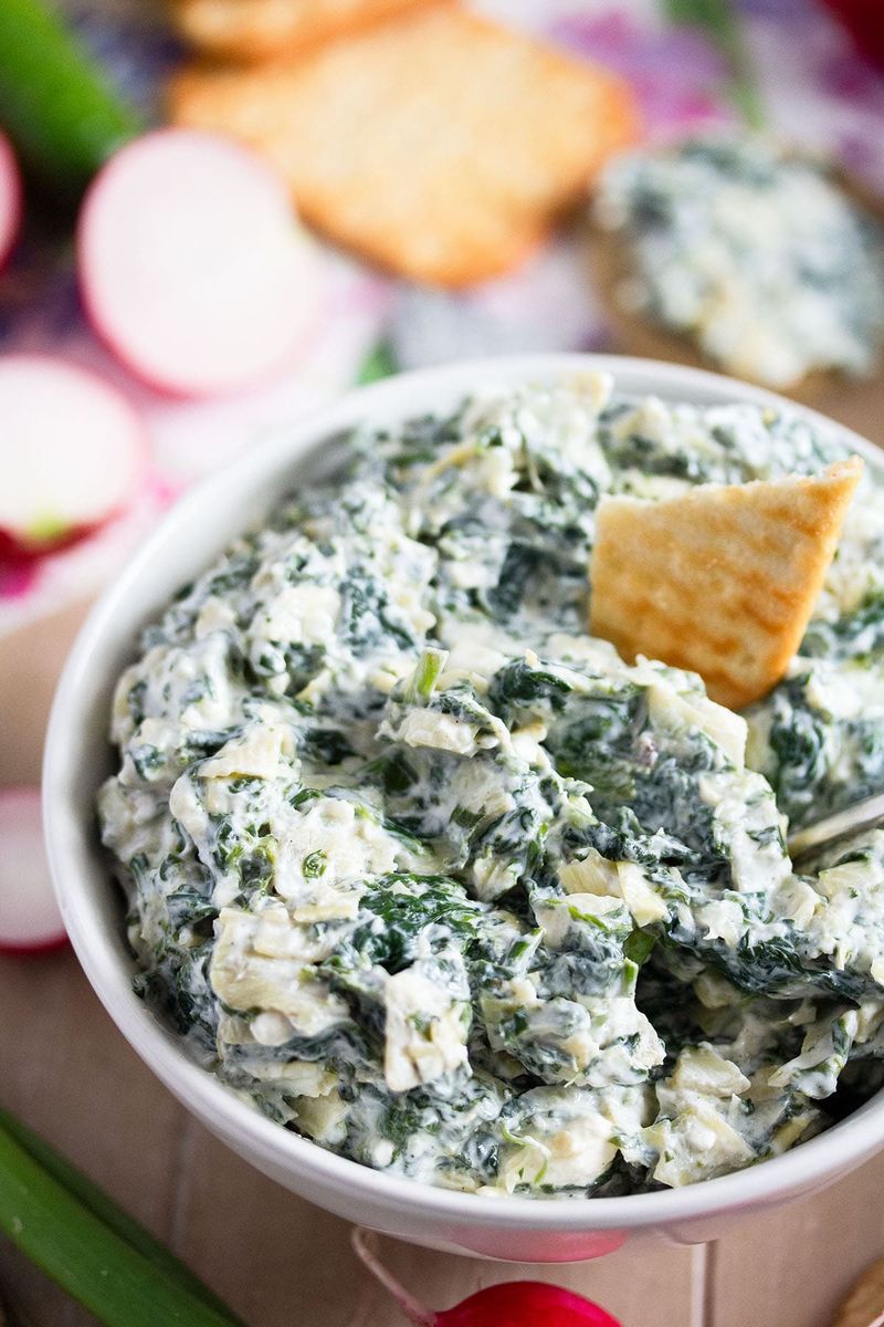 Cold Spinach Artichoke Dip