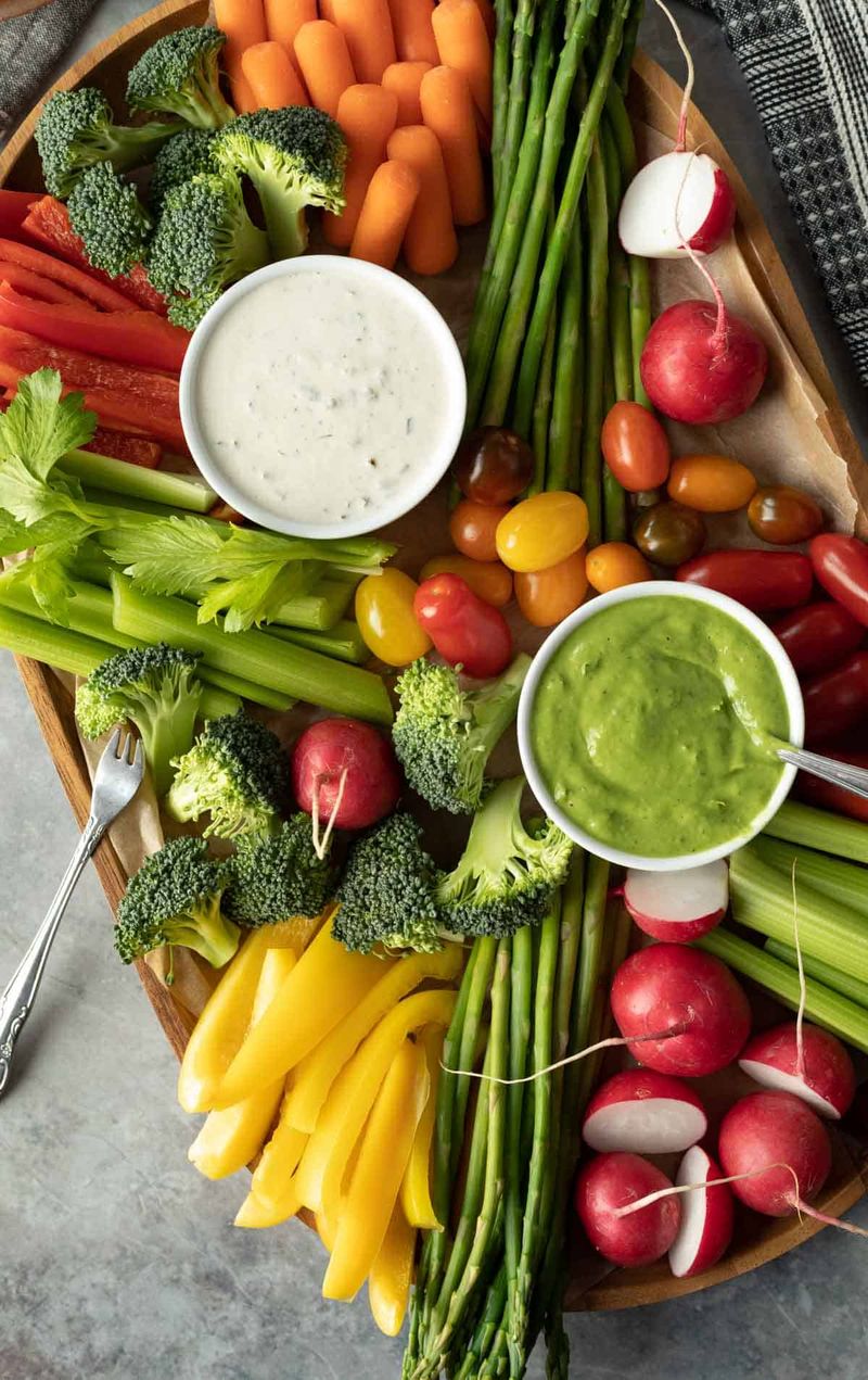 Basic Vegetable Trays Stay Full